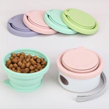 Silicon folded bowl